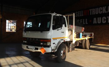 2009 MITSUBISHI FUSO INTERCOOLED FM14-213 FLAT DECK WITH FUEL TANKER