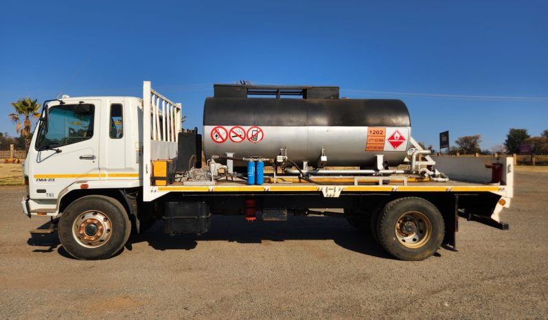 
								2009 MITSUBISHI FUSO INTERCOOLED FM14-213 FLAT DECK WITH FUEL TANKER full									